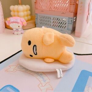 Sanrio Gudetama Plushie Keychain